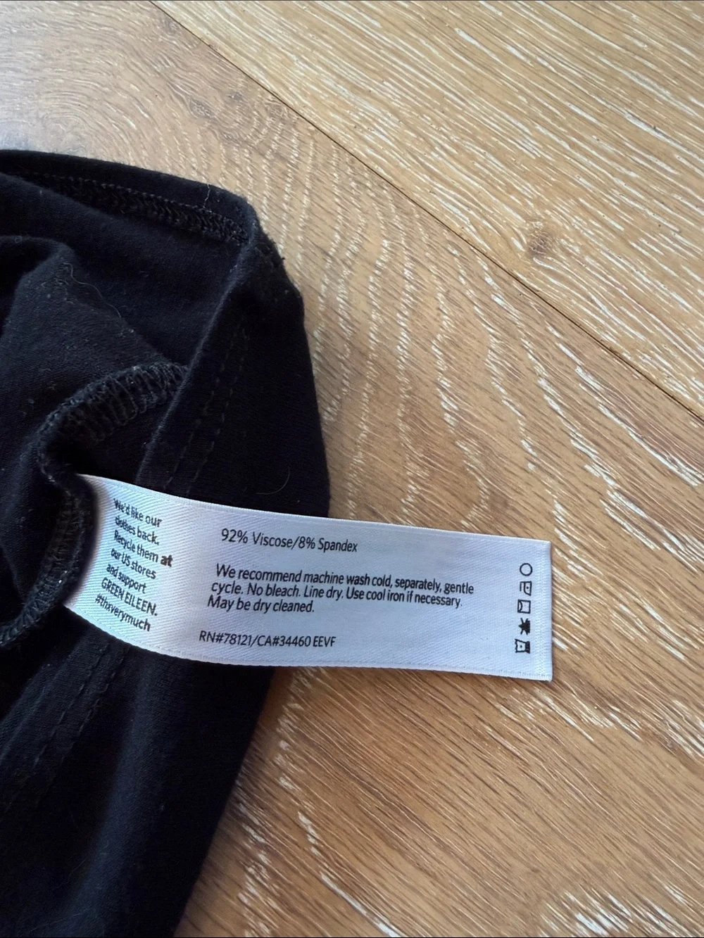 Eileen Fisher Black Dress Size Small Petite